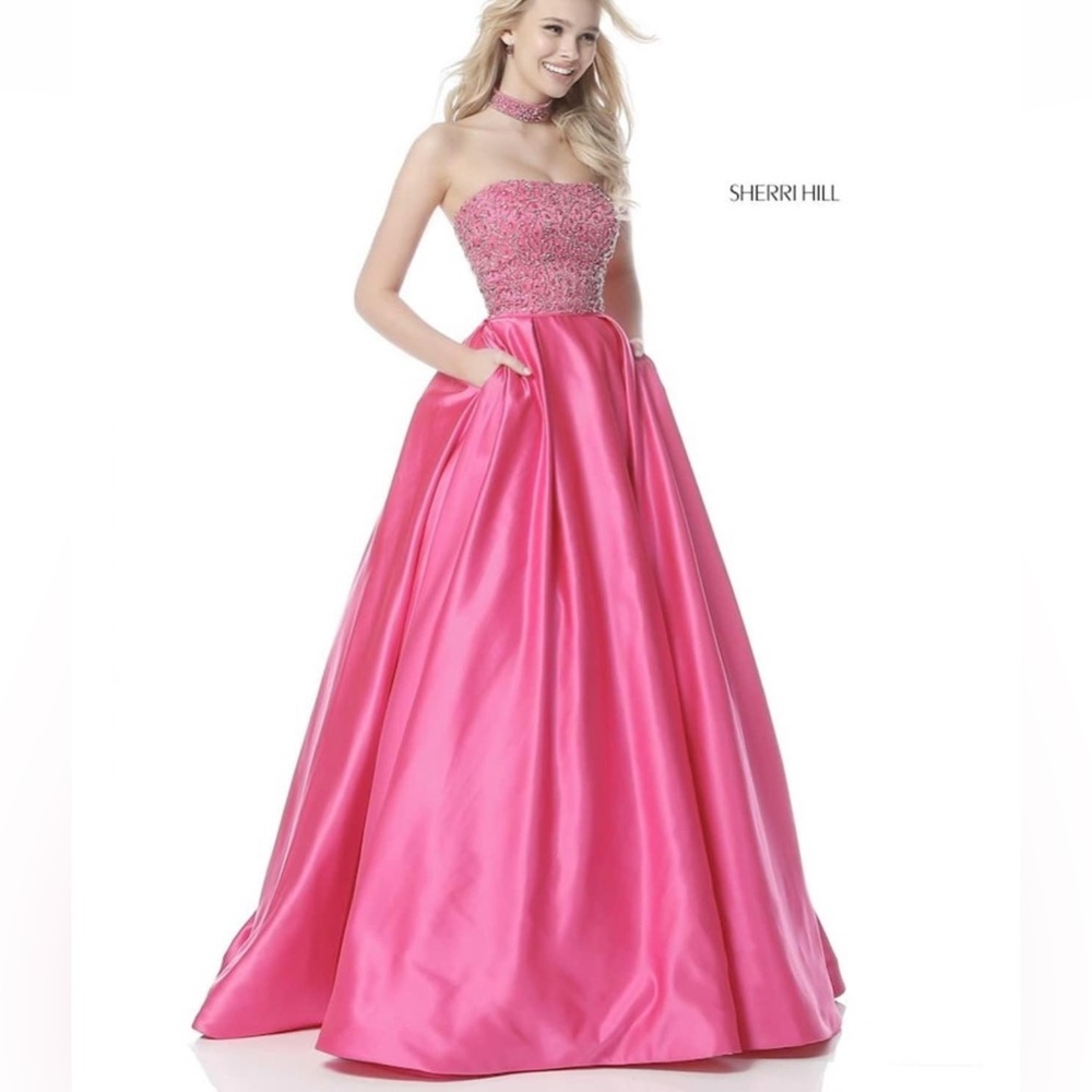 Sherri Hill pageant prom homecoming dress NWT sz 12 *** LIGHT BLUE *** not pink